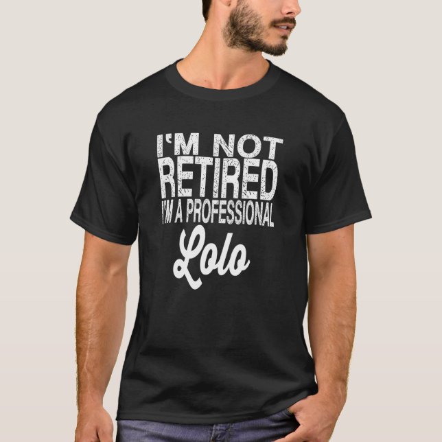 Lolo Filipino Grandpa Philippines Father's Day T-Shirt (Front)