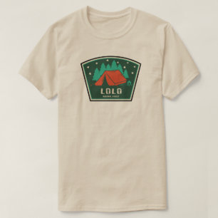 Lolo National Forest Montana Camping T-Shirt