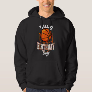 Lolo Of The Birthday Boy Basketball Theme Bday Par Hoodie