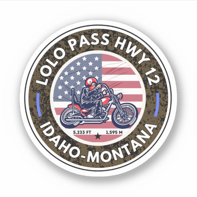 Lolo pass road Oregon motorcycle trip (Front)