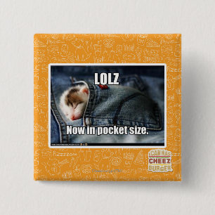 LOLZ Now in Pocket Size 2 Inch Square Button