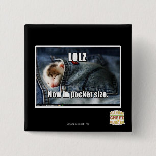 LOLZ Now in Pocket Size 2 Inch Square Button