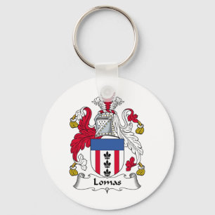 Lomas Family Crest Keychain