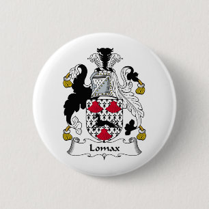 Lomax Family Crest 2 Inch Round Button