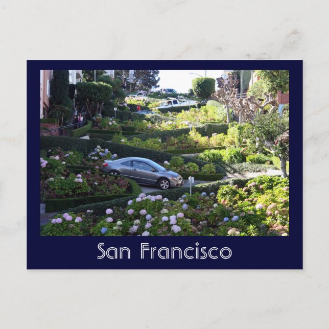lombard street postcard (Front)