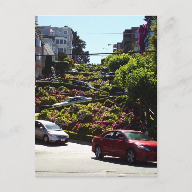 Lombard Street Postcard (Front)