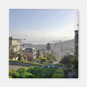 Lombard Street - San Francisco, California Magnet