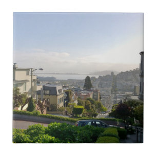 Lombard Street - San Francisco, California Tile