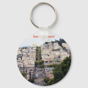 Lombard Street, San Francisco Keychain