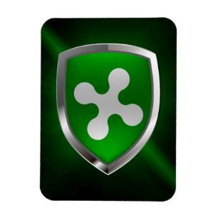 Lombardia Metallic Emblem Magnet