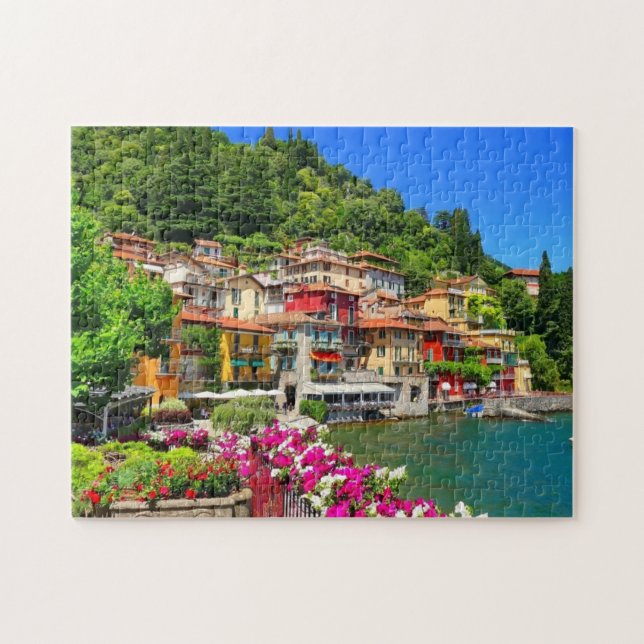 Lombardy Italy Como Lake Europe Jigsaw Puzzle (Horizontal)