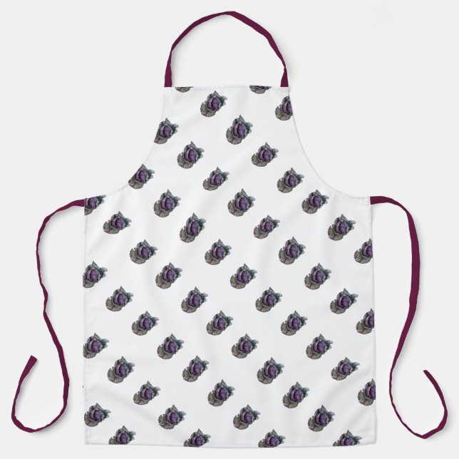 Lombardy watercolor front apron (Front)