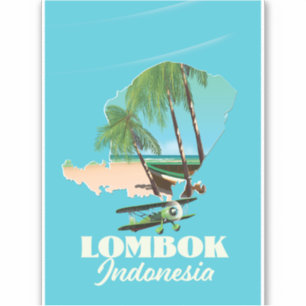 Lombok Indonesia map