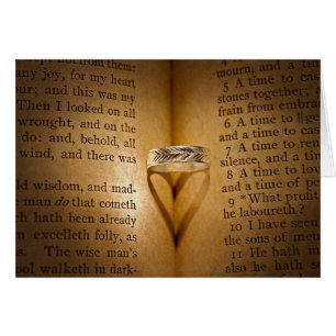 L'Ombre De La Bague mariage Sur La Bible