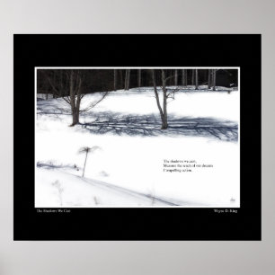 L'Ombre Que Nous Créons Poster Haiku