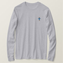 Logo brodé pour hommes T-shirt à manches longues