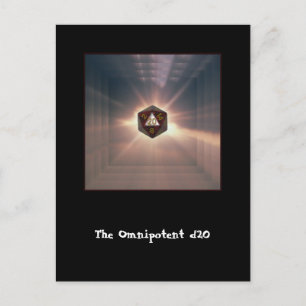 L'Omnipotent d20 - Carte postale