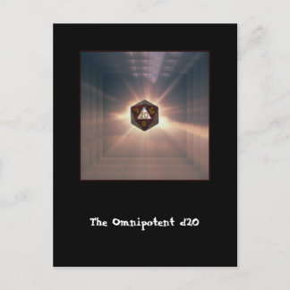 L'Omnipotent d20 - Carte postale