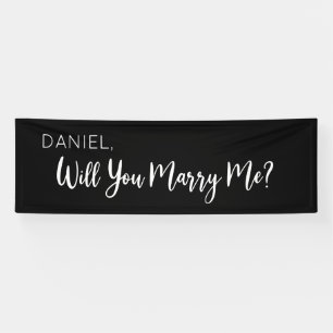 Lona Will you Marry Me Proposal Sign banner