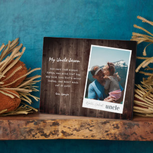 L'Oncle de la Terre   Modern Photo Plaque