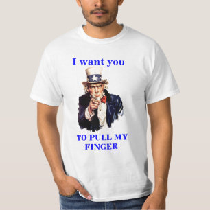 L'Oncle Sam I veulent que vous tiriez mon T-shirt
