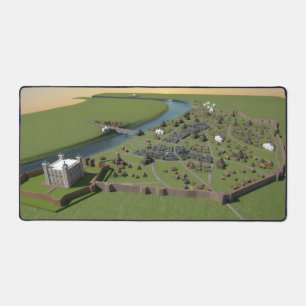 London 1300 Aerial View Deskmat