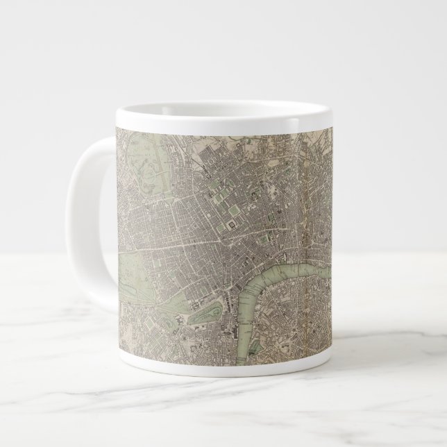 London 1843 large coffee mug (Front Left)