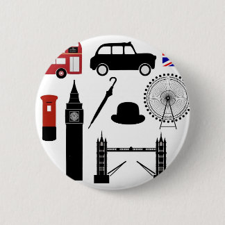 London 2 Inch Round Button