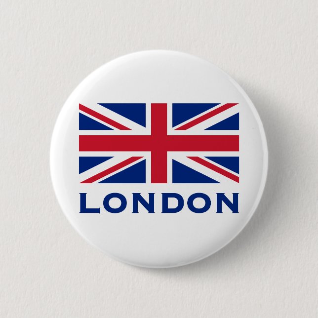 London 2 Inch Round Button (Front)