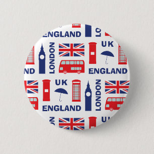 London 2 Inch Round Button