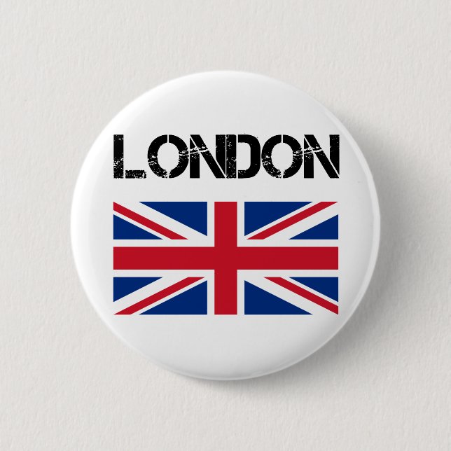 London 2 Inch Round Button (Front)