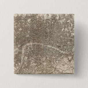 London 2 Inch Square Button