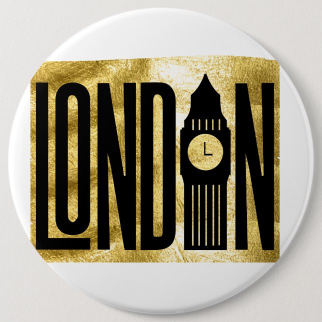 LONDON 6 INCH ROUND BUTTON (Front)