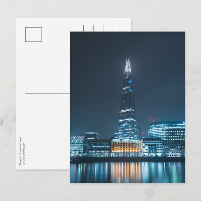 London at Night Postcard (Front/Back)