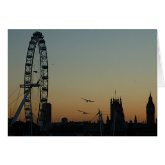 London at sunset