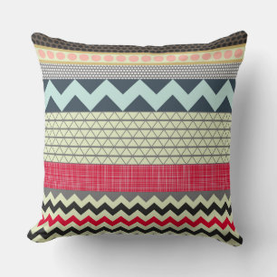 London Beauty stripe Throw Pillow