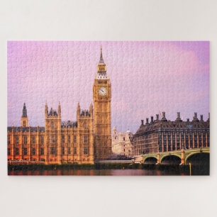 London & Big Ben Clock, Westminster /England Jigsaw Puzzle