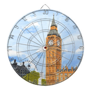 London Big Ben Dartboard