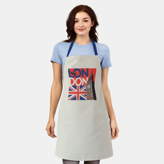 London Big Ben | England Apron (Worn)