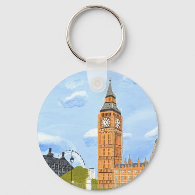 London Big Ben Keychain (Front)