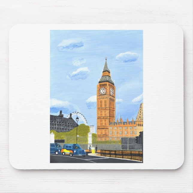 London Big Ben Mouse Pad (Front)