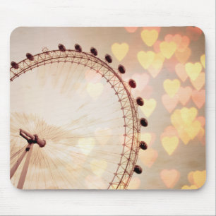 London   Big Ben Photograph Filtered Nightime Mouse Pad