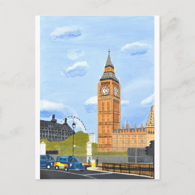 London Big Ben Postcard (Front)