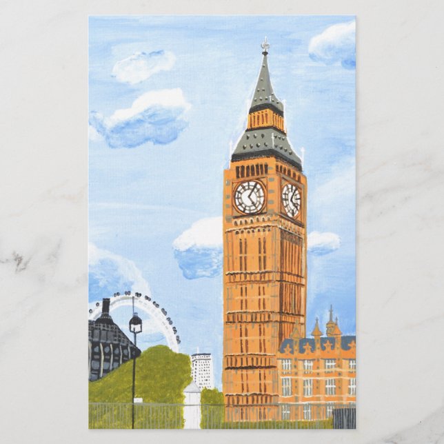 London Big Ben Stationery (Front)