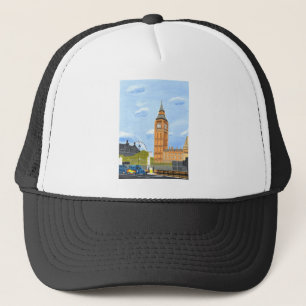 London Big Ben Trucker Hat