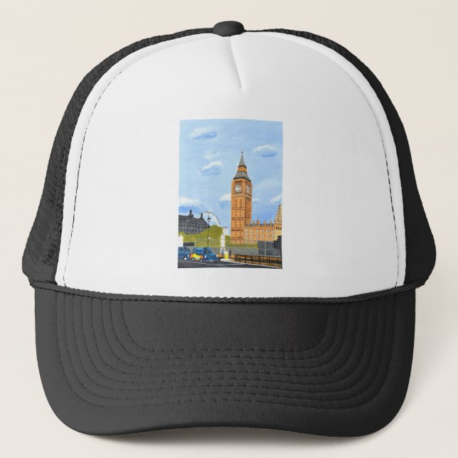 London Big Ben Trucker Hat (Front)