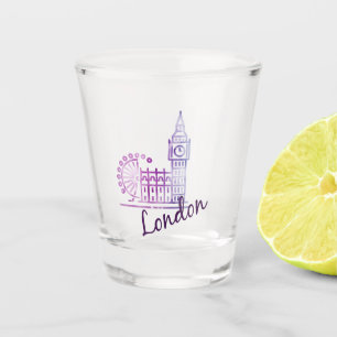 London, Big Ben, United Kingdom Shot Glass