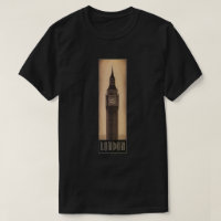 London Big Ben Vintage Travel Poster