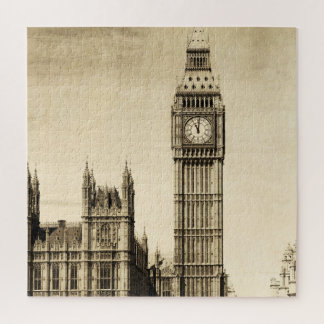 London Big Ben: Vintage View Jigsaw Puzzle