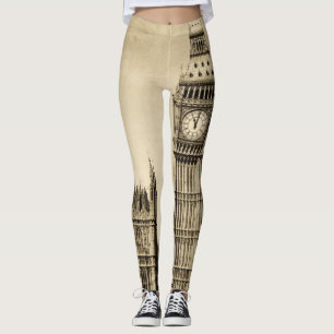 London Big Ben: Vintage View Leggings